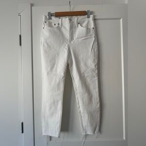 J. Crew Women's Toothpick Jeans in White